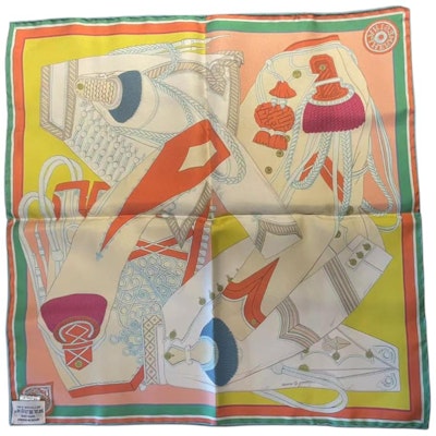 エルメス シルク スカーフ - ユニセックス カップル デザイン, マルチカラー. H893280S 07 Lookbook エルメス シルク スカーフ - ユニセックス カップル デザイン, マルチカラー. H893280S 07