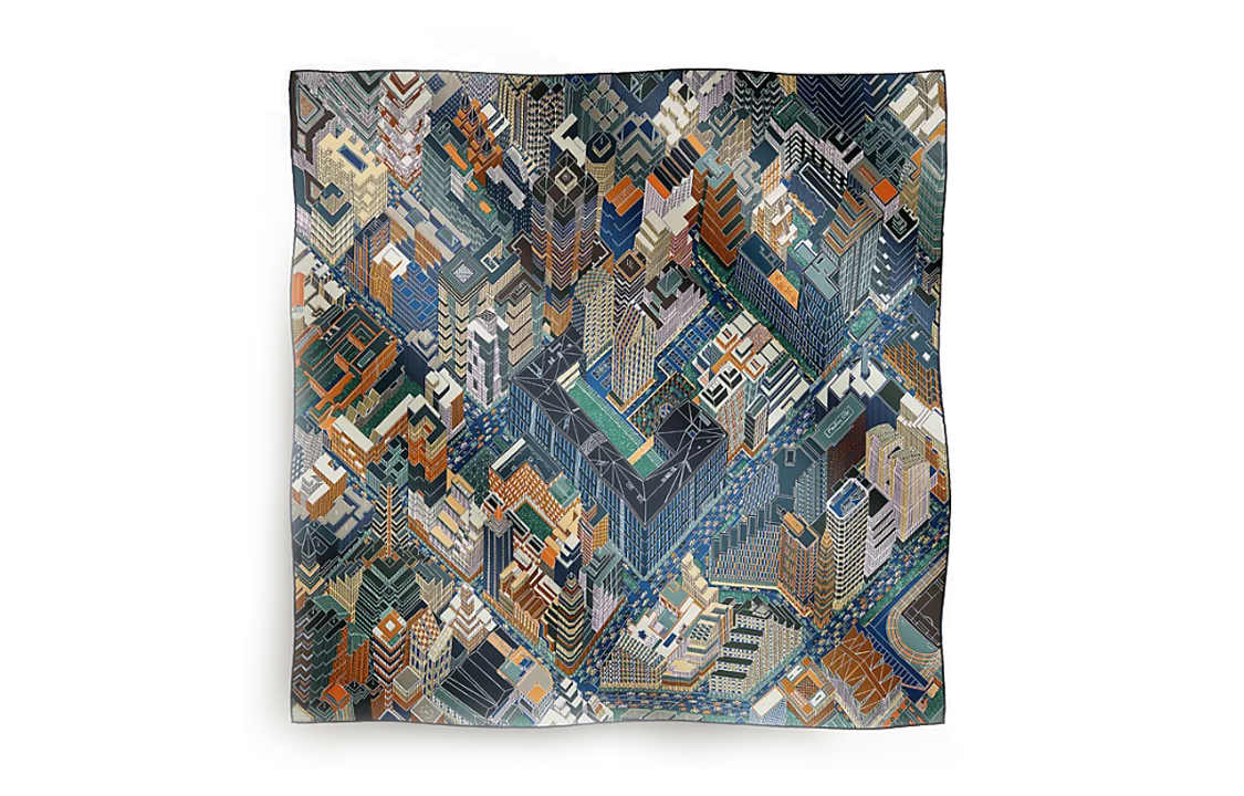 HERMES Silk Scarf Unisex Couple Style Multiple Colors. H003969S 05