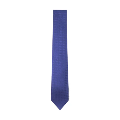 HERMES Silk Tie Men’s H Logo Print H030189T-84