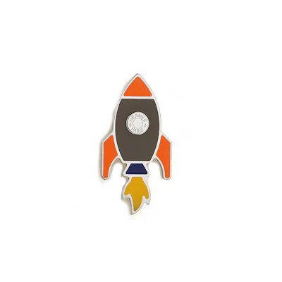 HERMES Silver Brooch - Stylish and Versatile Accessory. H077352FPAB
