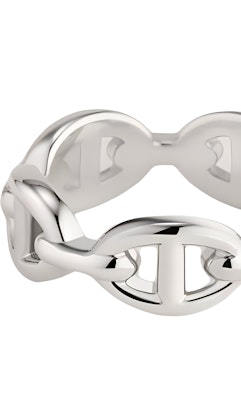 에르메스 실버 로고 디자인 유니섹스 커플 반지 - 실버. H109507B00049 Lookbook 에르메스 실버 로고 디자인 유니섹스 커플 반지 - 실버. H109507B00049