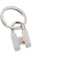 Buy HERMES Silver Striped Street Style Keychain Unisex. H077309FPAC