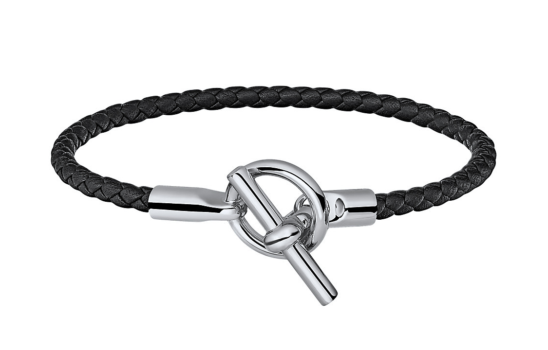 HERMES Simple Elegant Leather Bracelet Unisex Couple Design H071681FP89 圖 2