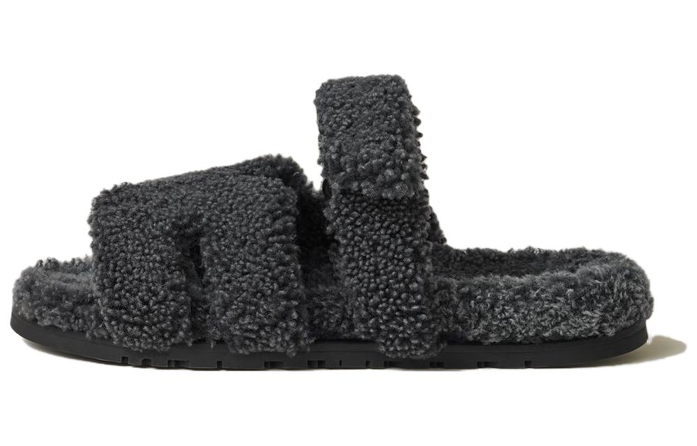 HERMES Slip-On 'Black Sheepskin' H222931ZH2G