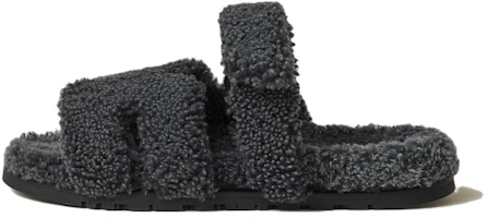 HERMES Slip-On 'Black Sheepskin' H222931ZH2G HERMES Slip-On 'Black Sheepskin' H222931ZH2G