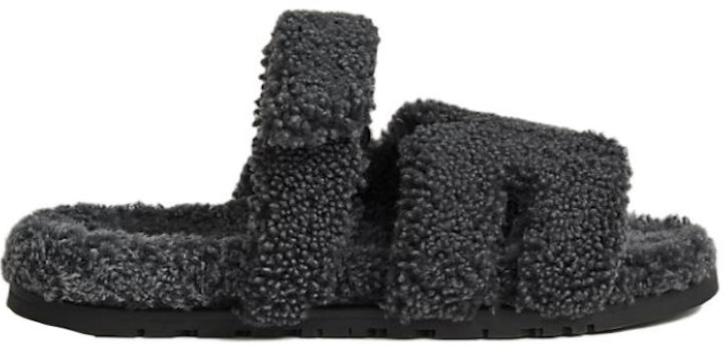 HERMES Slip-On 'Black Sheepskin' H222931ZH2G Order HERMES Slip-On 'Black Sheepskin' H222931ZH2G