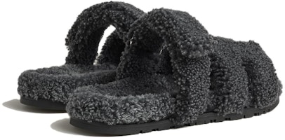 爱马仕 黑色羊皮便鞋 H222931ZH2G Shop 爱马仕 黑色羊皮便鞋 H222931ZH2G