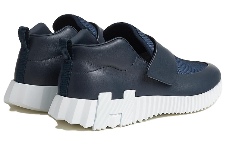 Lookbook 爱马仕海军蓝无鞋带低帮鞋 H232990Z-HI2