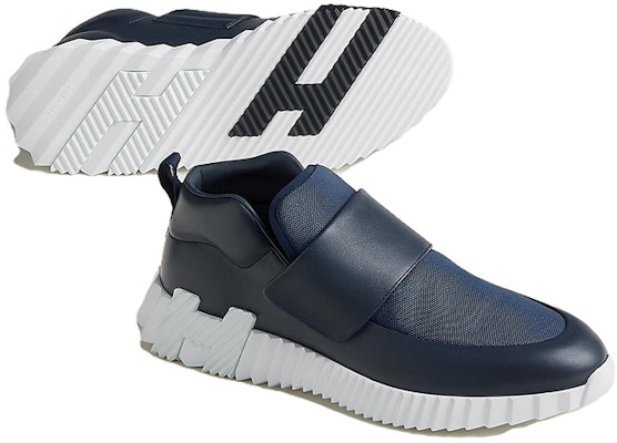 爱马仕海军蓝无鞋带低帮鞋 H232990Z-HI2 Shop 爱马仕海军蓝无鞋带低帮鞋 H232990Z-HI2