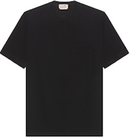 HERMES Solid Black Crew Neck Short Sleeve T-Shirt H072025HA02 HERMES Solid Black Crew Neck Short Sleeve T-Shirt H072025HA02