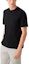 Sizing 에르메스 솔리드 블랙 크루넥 반소매 티셔츠 H072025HA02