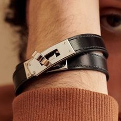 HERMES Solid Black Design Bracelet H500067FK89T3 Lookbook HERMES Solid Black Design Bracelet H500067FK89T3