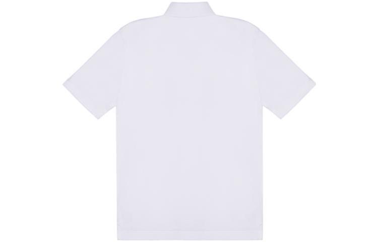 Lookbook HERMES Solid Color Button-Collar Polo Shirt White H072325HA90