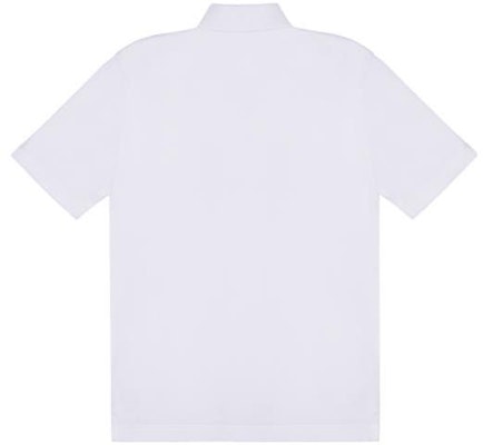 HERMES Solid Color Button-Collar Polo Shirt White H072325HA90 Lookbook HERMES Solid Color Button-Collar Polo Shirt White H072325HA90