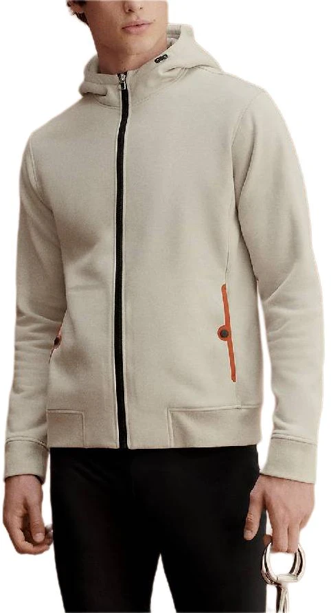 hermes-solid-color-hoodie-zip-up-ribbed-long-sleeve-gray-h800742-e02-l
