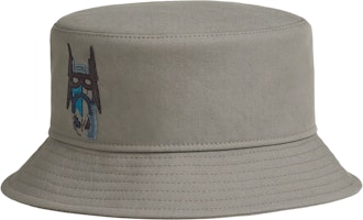 HERMES Solid Color Print Bucket Hat Khaki H222048N-2559 HERMES Solid Color Print Bucket Hat Khaki H222048N-2559