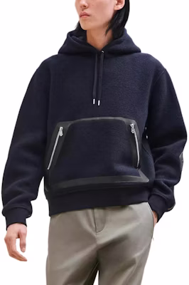 愛馬仕純深藍色連帽外套,配拉鍊與袋鼠口袋 H467710HA01 Buy 愛馬仕純深藍色連帽外套,配拉鍊與袋鼠口袋 H467710HA01