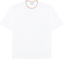 HERMES Solid Pocket Crewneck T-Shirt SS22 White H257850HA90 HERMES Solid Pocket Crewneck T-Shirt SS22 White H257850HA90