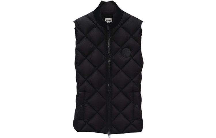 Order HERMES Solid Quilted Down Vest Unisex Black. H1H0252D202
