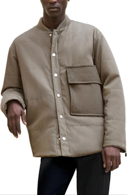 Hermes Jaket Lengan Panjang Peat Brown Single-Breasted Solid H462780HI2I48 Buy Hermes Jaket Lengan Panjang Peat Brown Single-Breasted Solid H462780HI2I48