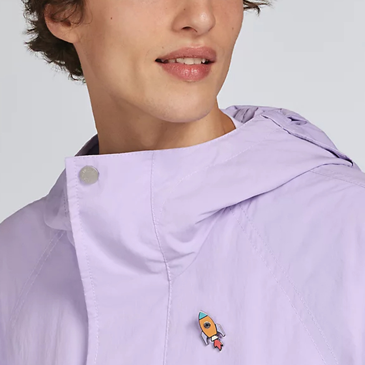 HERMES Space Logo Metal Brooch Unisex Couple Style Multicolor. H077352FPAC 圖 4