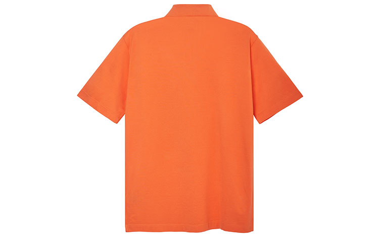 Lookbook 爱马仕 SS21 橙色短袖纽扣翻领衬衫 Polo 衫 H072325HA30