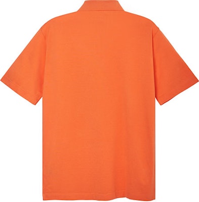 爱马仕 SS21 橙色短袖纽扣翻领衬衫 Polo 衫 H072325HA30 Lookbook 爱马仕 SS21 橙色短袖纽扣翻领衬衫 Polo 衫 H072325HA30