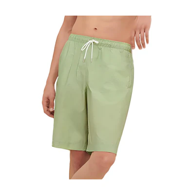 HERMES SS21 Printed Canvas Shorts Light Green H158060H42D