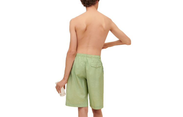 Lookbook エルメス SS21 プリントキャンバスショーツ ライトグリーン H158060H42D