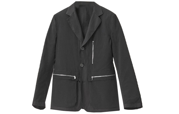 Order HERMES SS22  Black Single-Breasted Loose Fit Long Sleeve Blazer Jacket H254224H8NN