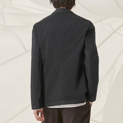 HERMES SS22 Black Single-Breasted Loose Fit Long Sleeve Blazer Jacket H254224H8NN Shop HERMES SS22 Black Single-Breasted Loose Fit Long Sleeve Blazer Jacket H254224H8NN