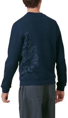 HERMES SS22 Baju Sejuk Crewneck Biru Sulaman Haiwan H257750HA6C Shop HERMES SS22 Baju Sejuk Crewneck Biru Sulaman Haiwan H257750HA6C