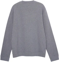 Lookbook HERMES SS22 Grey Crewneck Sweatshirt with Leather Horse Motif H257720HA76
