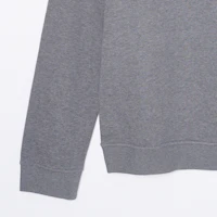 Cheap HERMES SS22 Grey Crewneck Sweatshirt with Leather Horse Motif H257720HA76