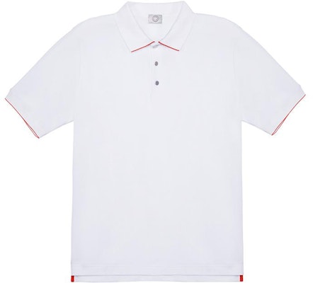 HERMES SS22 White Asymmetric Hem Short Sleeve Polo Shirt. H800271-E06M Order HERMES SS22 White Asymmetric Hem Short Sleeve Polo Shirt. H800271-E06M