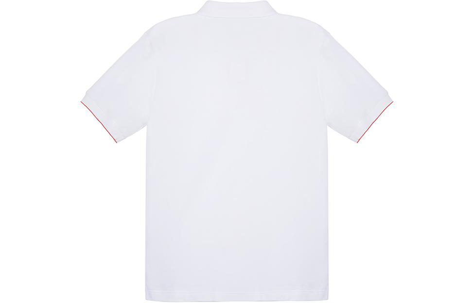 Lookbook HERMES SS22  White Asymmetric Hem Short Sleeve Polo Shirt. H800271-E06M