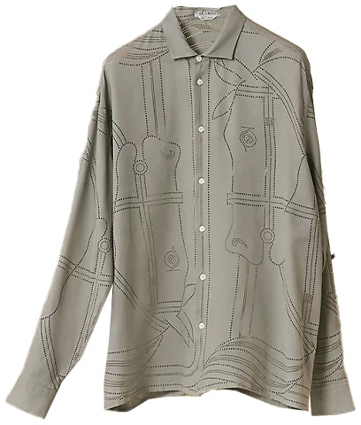 hermes-ss-22-brown-patterned-cutout-design-long-sleeve-shirt-for-men-h256360-ht-99