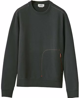 爱马仕春夏22款绿色男士口袋设计套头圆领卫衣 H257700HA06 Buy 爱马仕春夏22款绿色男士口袋设计套头圆领卫衣 H257700HA06