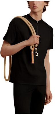 HERMES SS23 Camiseta Negra Cuello Medio Cremallera. H800731E01L Buy HERMES SS23 Camiseta Negra Cuello Medio Cremallera. H800731E01L