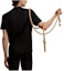 Lookbook HERMES SS23 Camiseta Negra Cuello Medio Cremallera. H800731E01L