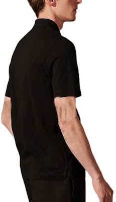 에르메스 SS23 블랙 솔리드 컬러 캐주얼 반팔 폴로 셔츠 H072325HA023 Details for 에르메스 SS23 블랙 솔리드 컬러 캐주얼 반팔 폴로 셔츠 H072325HA023