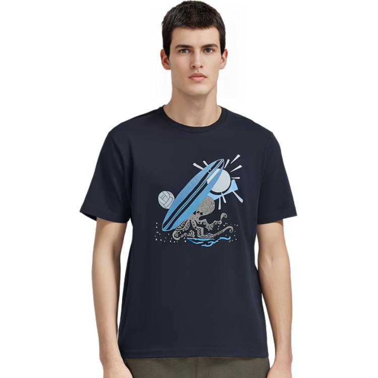 HERMES SS23  Blue Logo Print Crewneck T-Shirt H357940HA01ME 圖 11