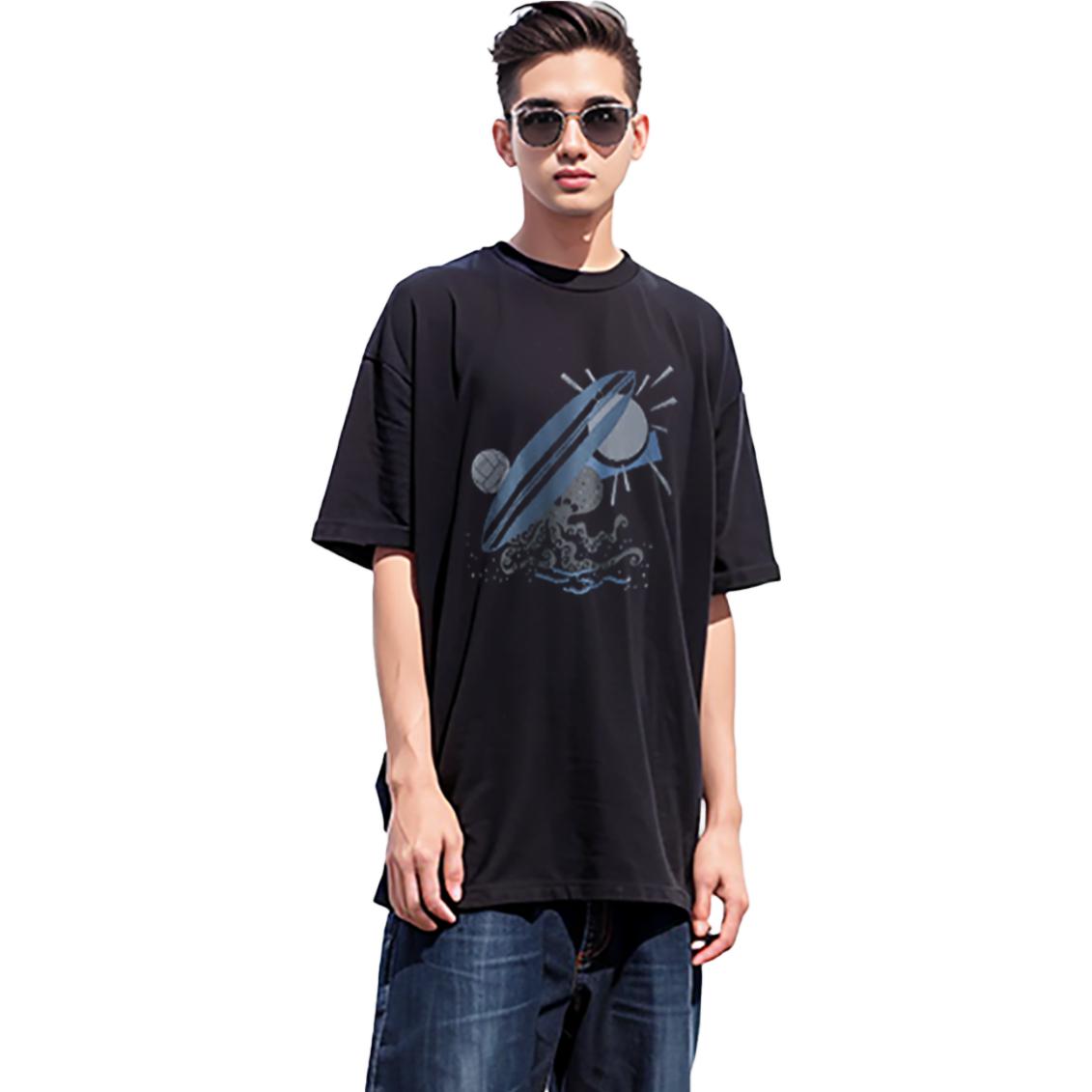 HERMES SS23  Blue Logo Print Crewneck T-Shirt H357940HA01ME 圖 6