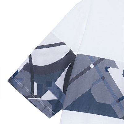 HERMES SS23 幾何圖案白色短袖T恤 H357915HA90 Details for HERMES SS23 幾何圖案白色短袖T恤 H357915HA90