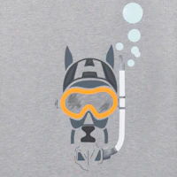 Details for HERMES SS23 Grey Cartoon Print Crewneck Long Sleeve Sweatshirt. H357810HA1O