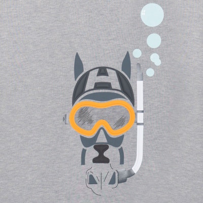 HERMES SS23 Kelabu Baju Lengan Panjang Cetakan Kartun. H357810HA1O Details for HERMES SS23 Kelabu Baju Lengan Panjang Cetakan Kartun. H357810HA1O