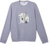 Buy HERMES SS23 Grey Sweatshirt with Animal Print Design H357780HA1O