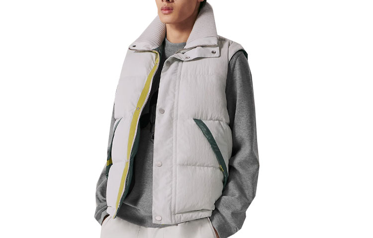 Order 에르메스 SS23 그레이 베스트 대비 칼라와 버튼업 디자인. H362600HG4N