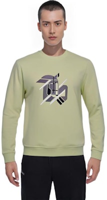 HERMES SS23 Lemon Green Sweatshirt with Animal Pattern. H357780HA2Q Details for HERMES SS23 Lemon Green Sweatshirt with Animal Pattern. H357780HA2Q