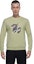 Details for HERMES SS23 Lemon Green Sweatshirt with Animal Pattern. H357780HA2Q